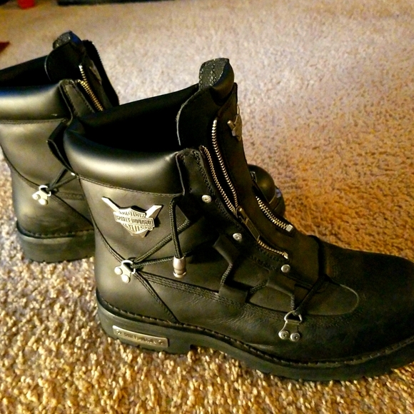 Harley Davidson Men's Brake Light Riding Boots - Picture 1 of 9